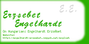 erzsebet engelhardt business card